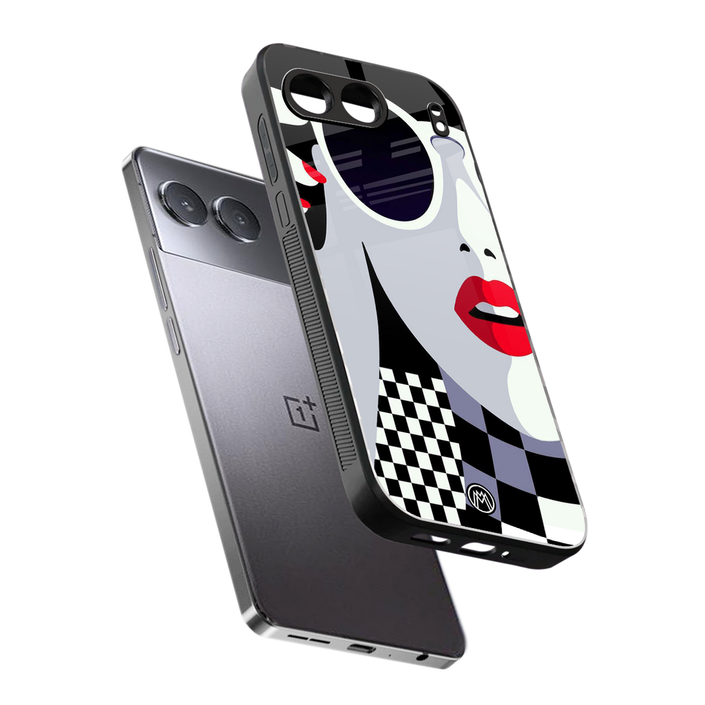 attitude queen back phone cover | glass case for oneplus nord 4