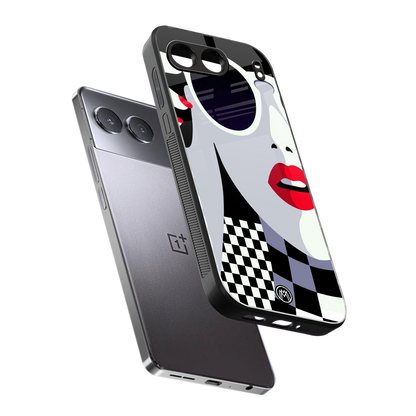 attitude queen back phone cover | glass case for oneplus nord 4