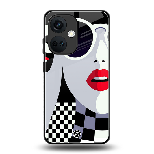 attitude queen back phone cover | glass case for oneplus nord ce 3