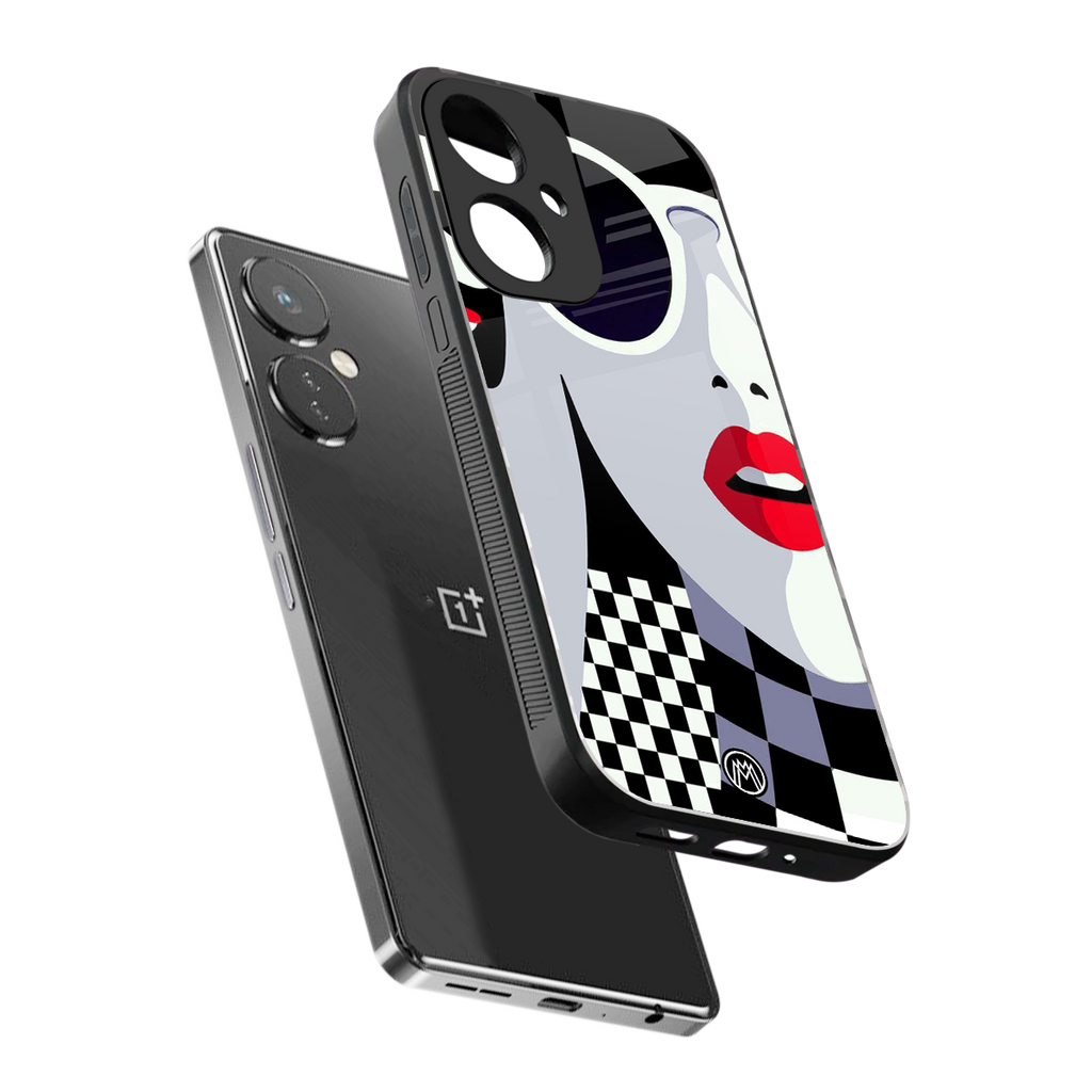 attitude queen back phone cover | glass case for oneplus nord ce 3