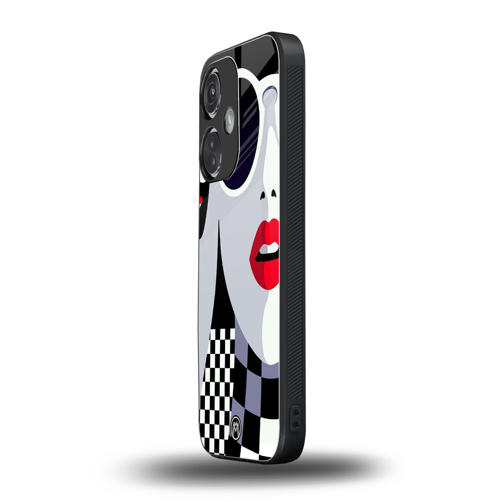 attitude queen back phone cover | glass case for oneplus nord ce 3
