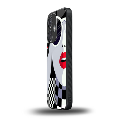 attitude queen back phone cover | glass case for oneplus nord ce 3