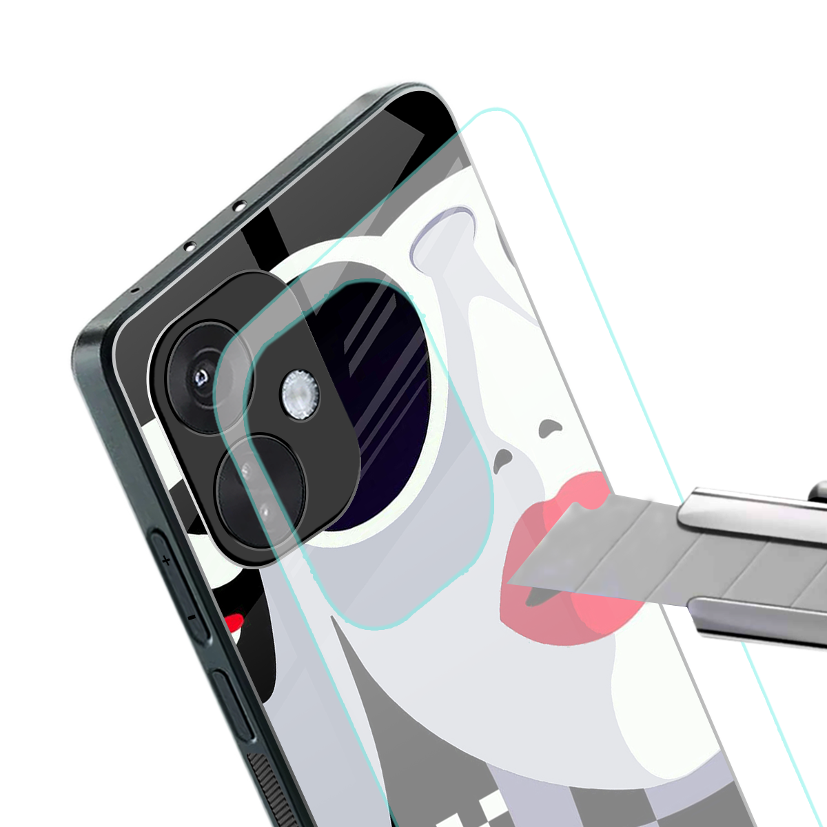 attitude queen back phone cover | glass case for oneplus nord ce 3