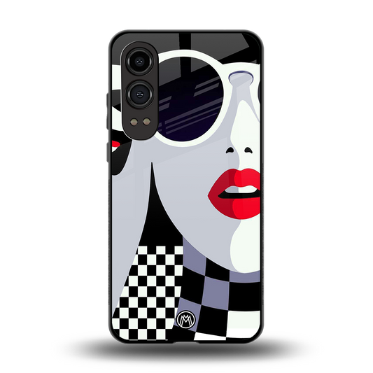 attitude queen back phone cover | glass case for oneplus nord ce 4 lite