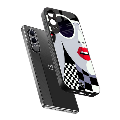 attitude queen back phone cover | glass case for oneplus nord ce 4 lite