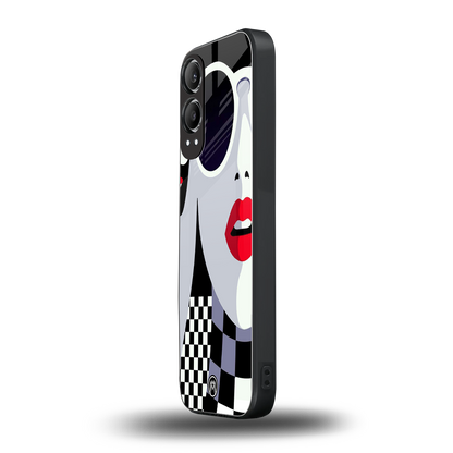 attitude queen back phone cover | glass case for oneplus nord ce 4 lite