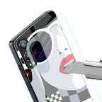 attitude queen back phone cover | glass case for oneplus nord ce 4 lite