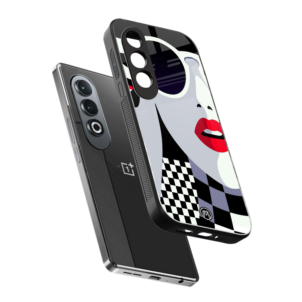 attitude queen back phone cover | glass case for oneplus nord ce 4