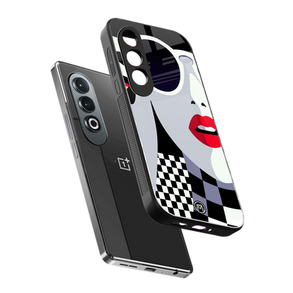 attitude queen back phone cover | glass case for oneplus nord ce 4