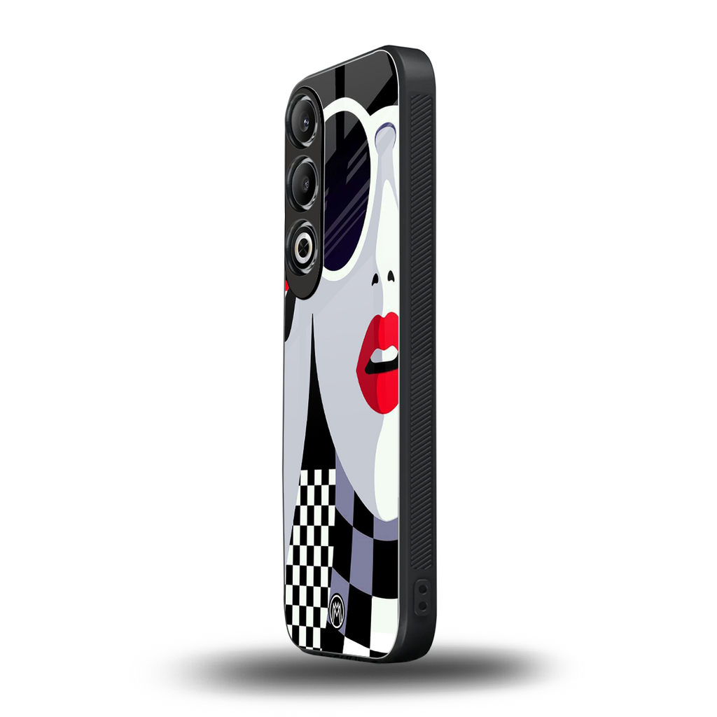 attitude queen back phone cover | glass case for oneplus nord ce 4