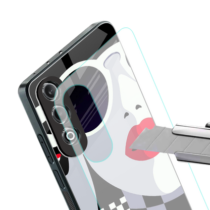 attitude queen back phone cover | glass case for oneplus nord ce 4