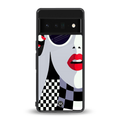 attitude queen back phone cover | glass case for google pixel 6 pro