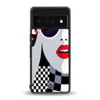 attitude queen back phone cover | glass case for google pixel 6 pro