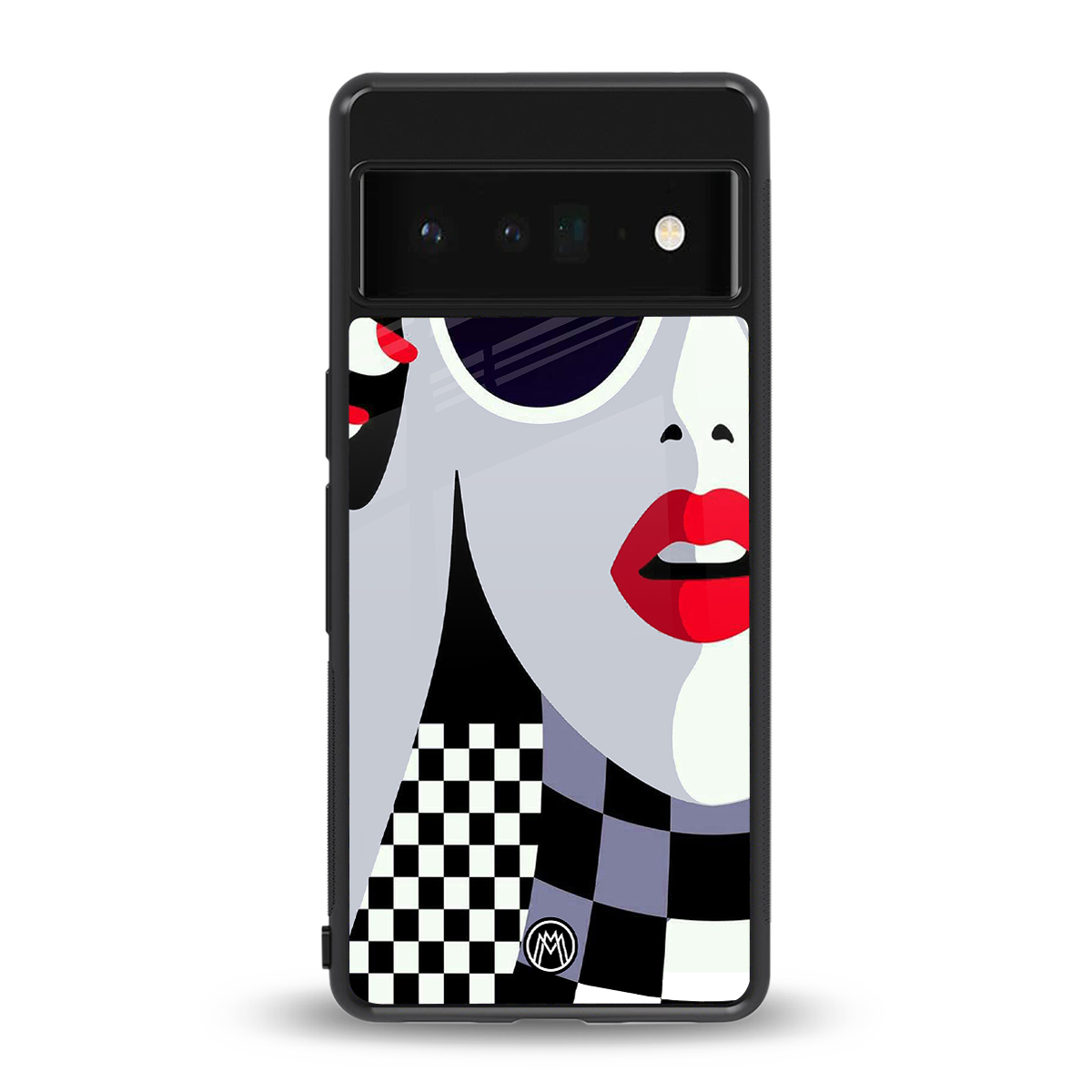 attitude queen back phone cover | glass case for google pixel 6 pro