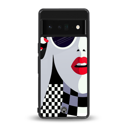 attitude queen back phone cover | glass case for google pixel 6 pro