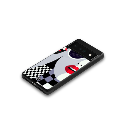 attitude queen back phone cover | glass case for google pixel 6 pro