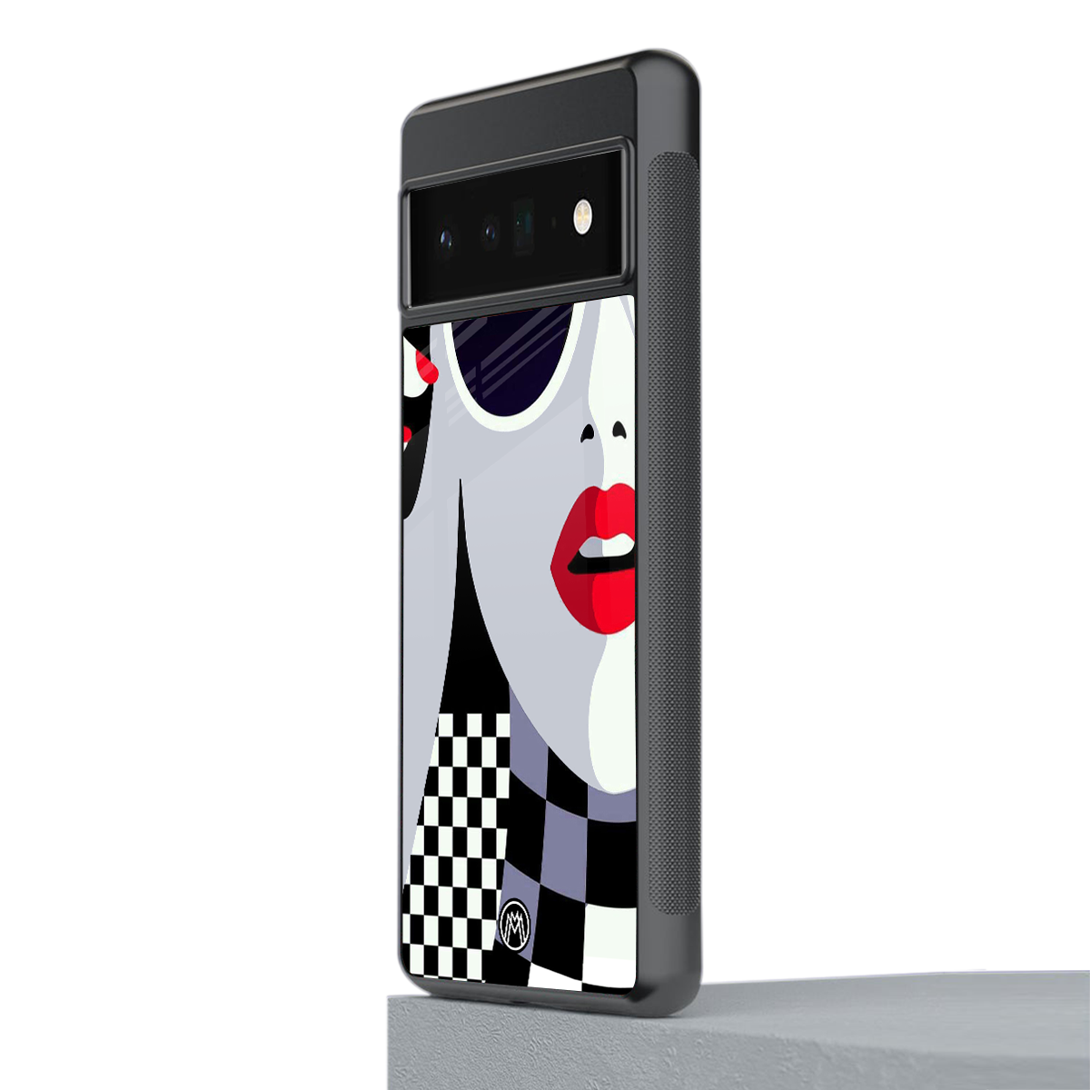 attitude queen back phone cover | glass case for google pixel 6 pro