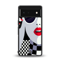 attitude queen back phone cover | glass case for google pixel 6