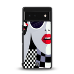 attitude queen back phone cover | glass case for google pixel 6