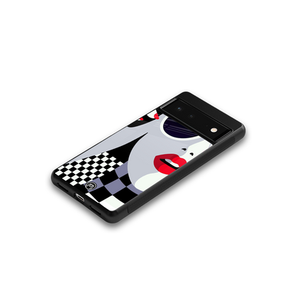 attitude queen back phone cover | glass case for Google Pixel 6A