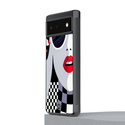 attitude queen back phone cover | glass case for Google Pixel 6A