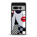 attitude queen back phone cover | glass case for google pixel 7 pro