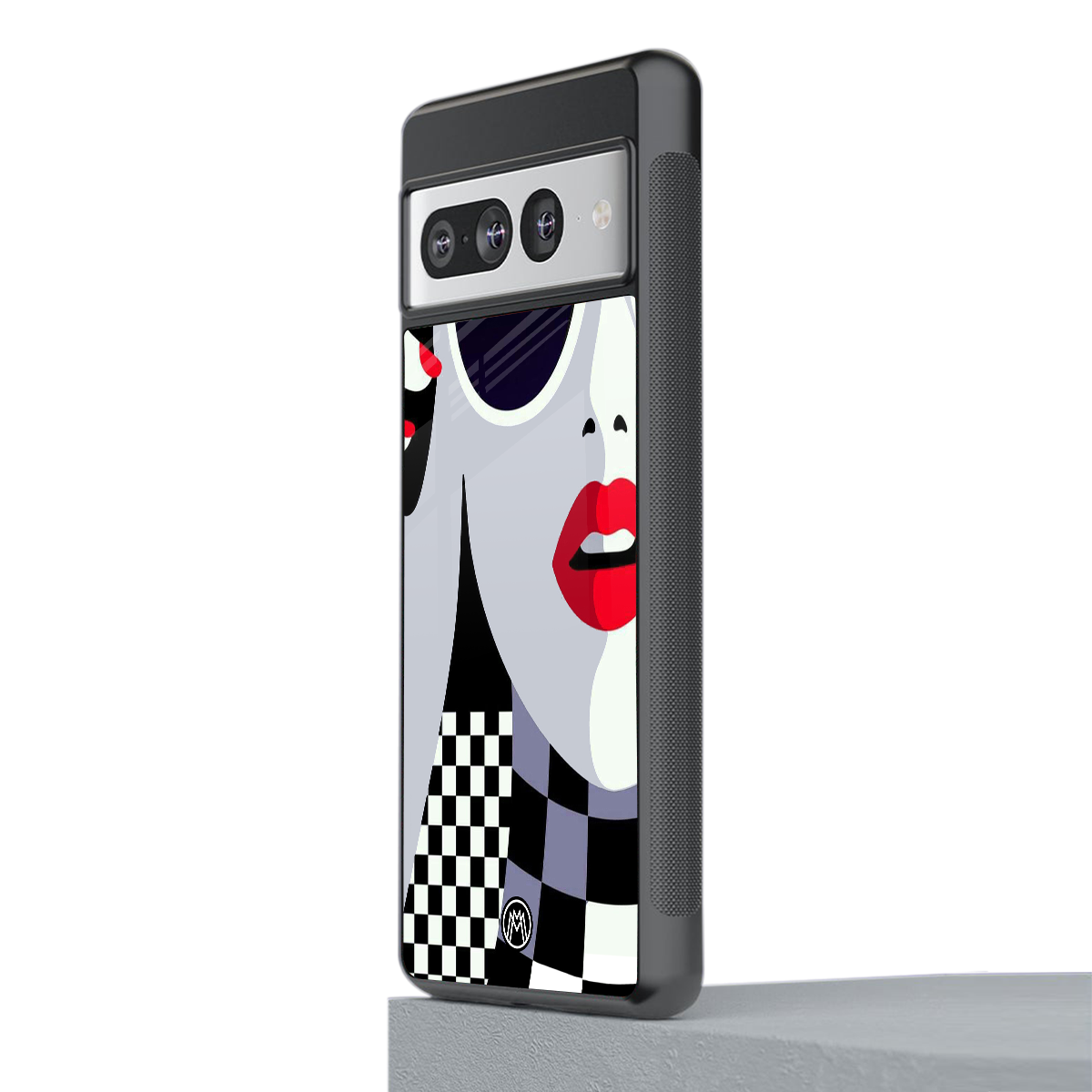 attitude queen back phone cover | glass case for google pixel 7 pro