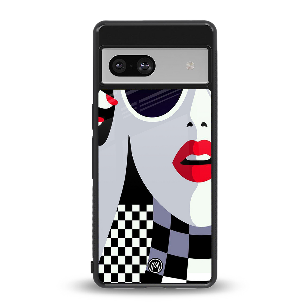 attitude queen back phone cover | glass case for Google Pixel 7A