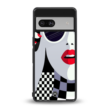 attitude queen back phone cover | glass case for Google Pixel 7A