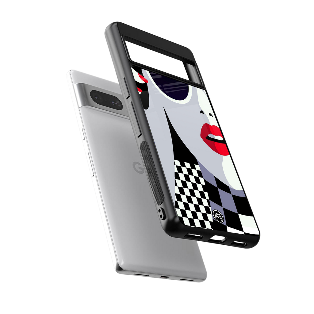 attitude queen back phone cover | glass case for Google Pixel 7