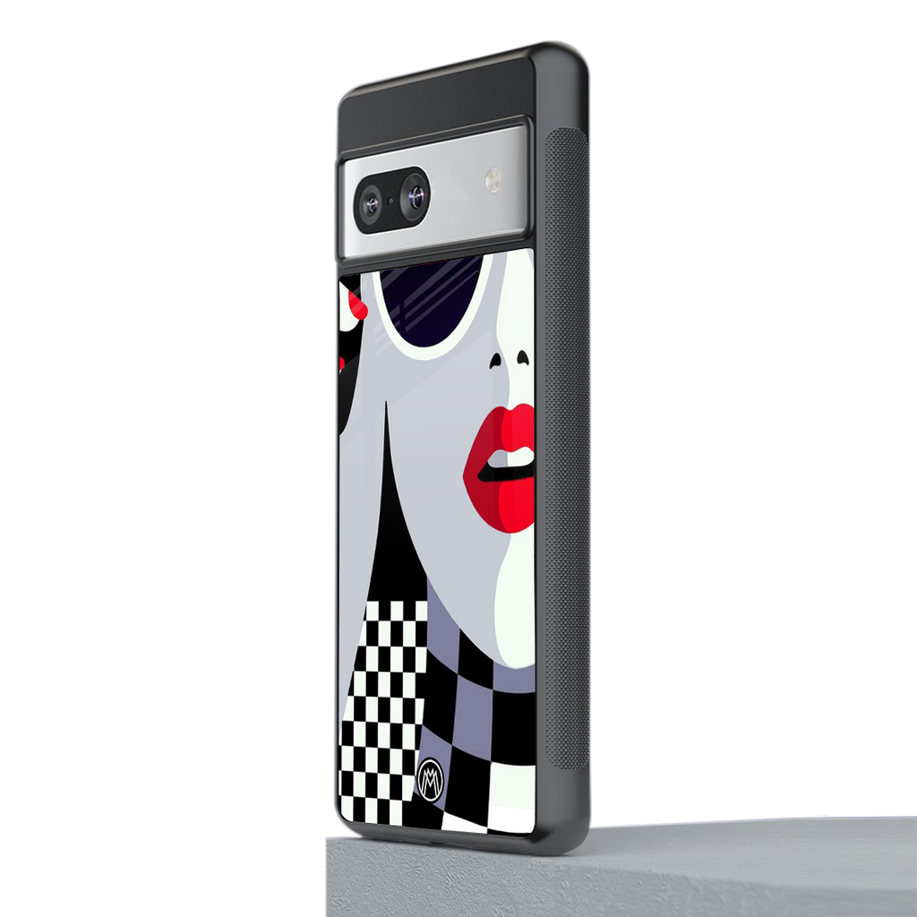 attitude queen back phone cover | glass case for Google Pixel 7