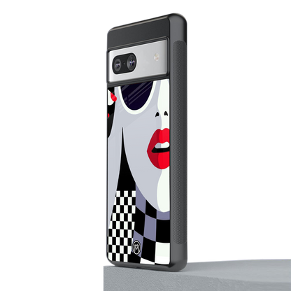 attitude queen back phone cover | glass case for Google Pixel 7