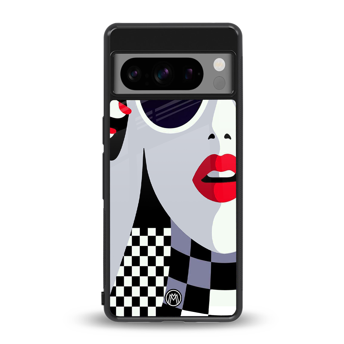 attitude queen back phone cover | glass case for google pixel 8 pro