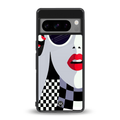 attitude queen back phone cover | glass case for google pixel 8 pro