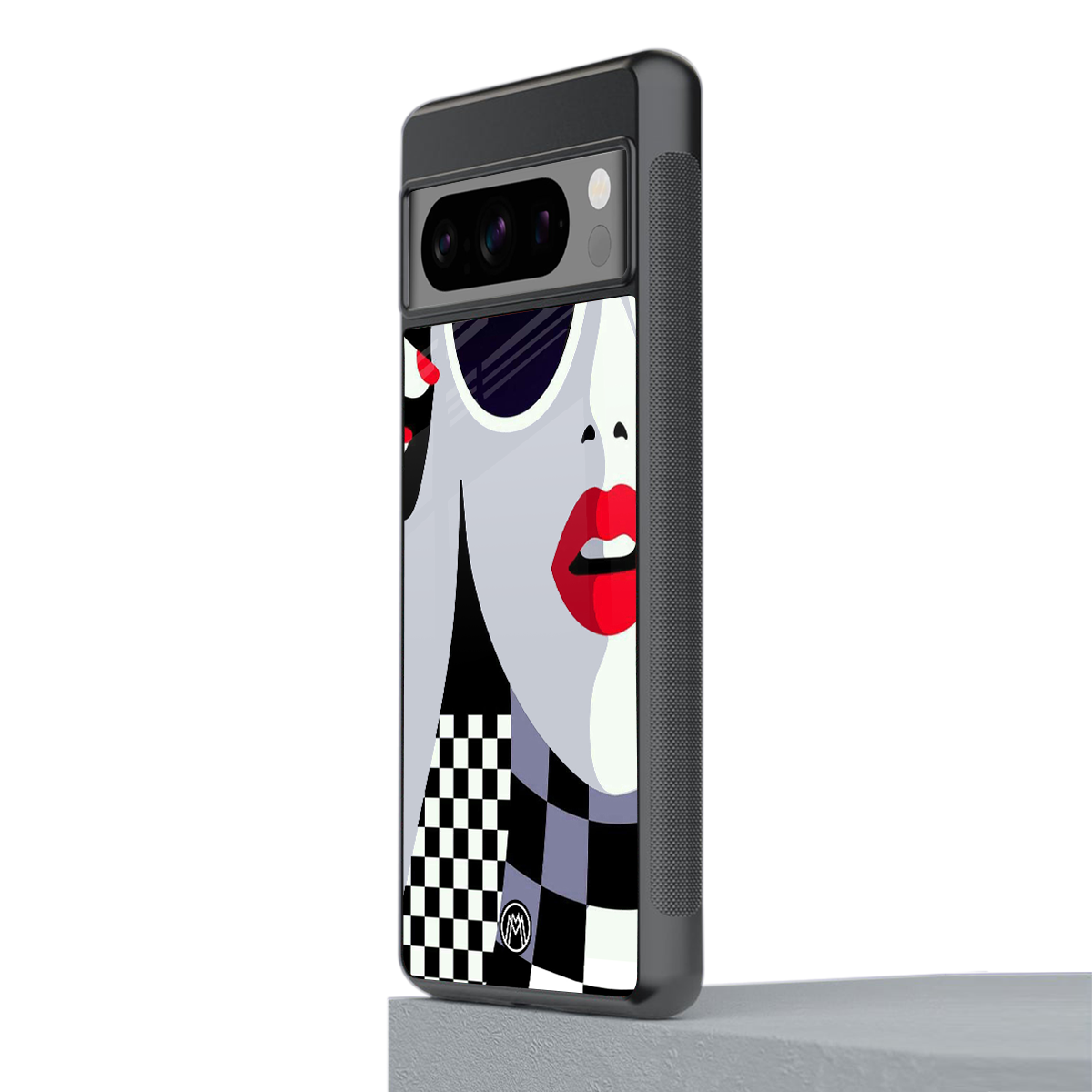 attitude queen back phone cover | glass case for google pixel 8 pro