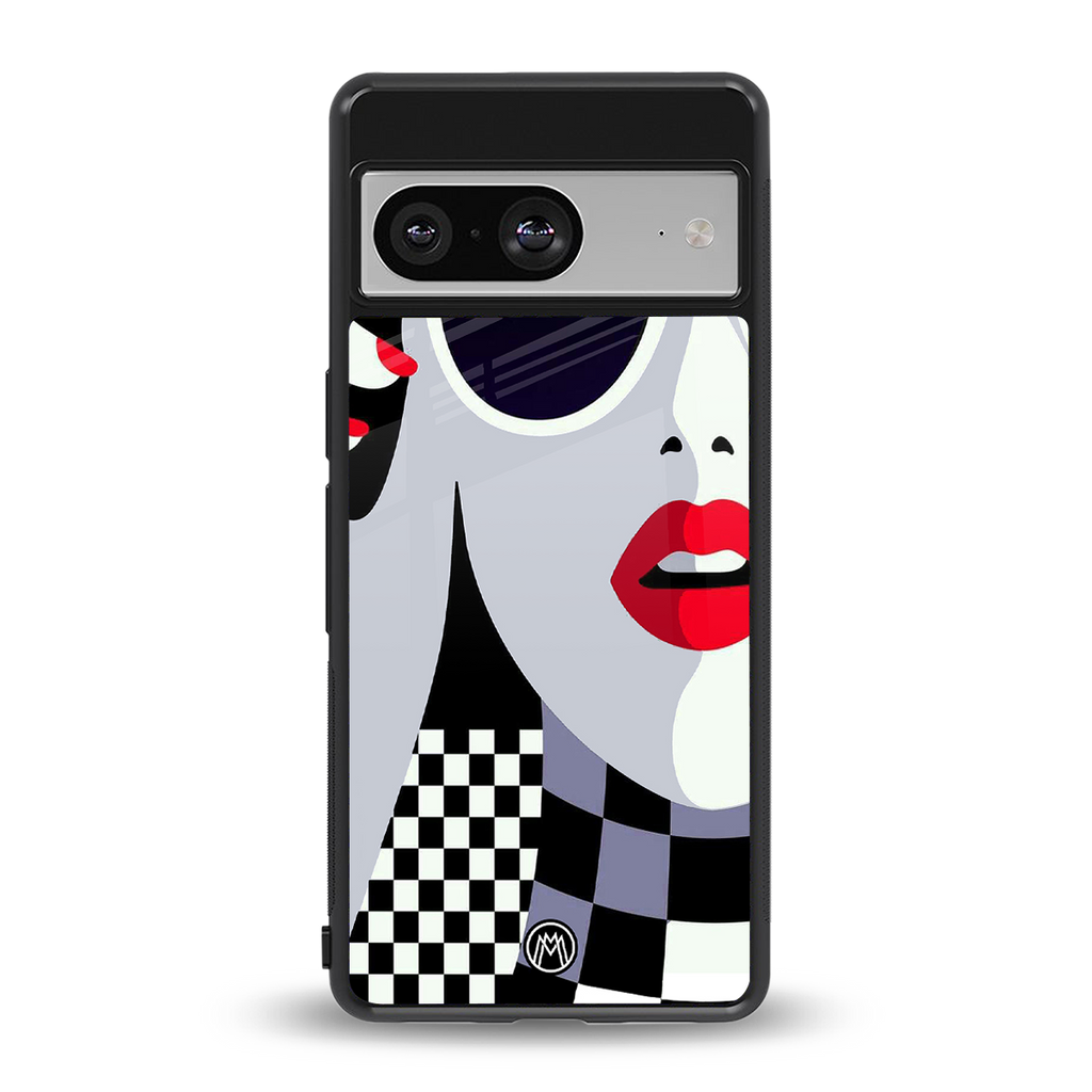 attitude queen back phone cover | glass case for Google Pixel 8