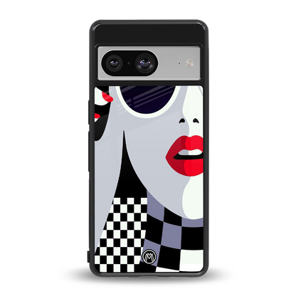 attitude queen back phone cover | glass case for Google Pixel 8