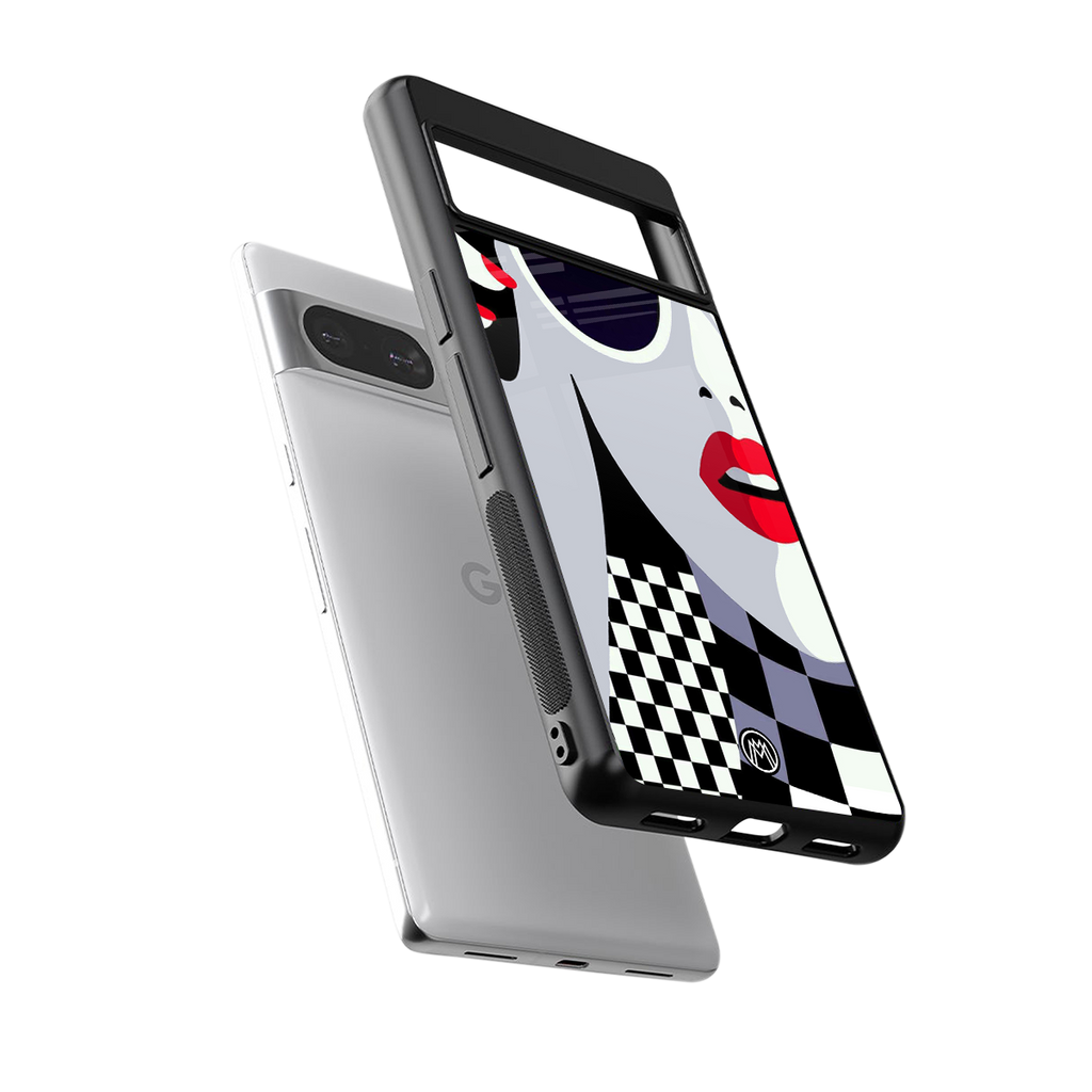 attitude queen back phone cover | glass case for Google Pixel 8