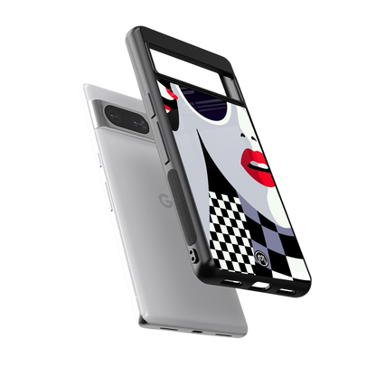 attitude queen back phone cover | glass case for Google Pixel 8