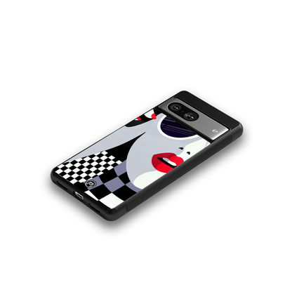 attitude queen back phone cover | glass case for Google Pixel 8