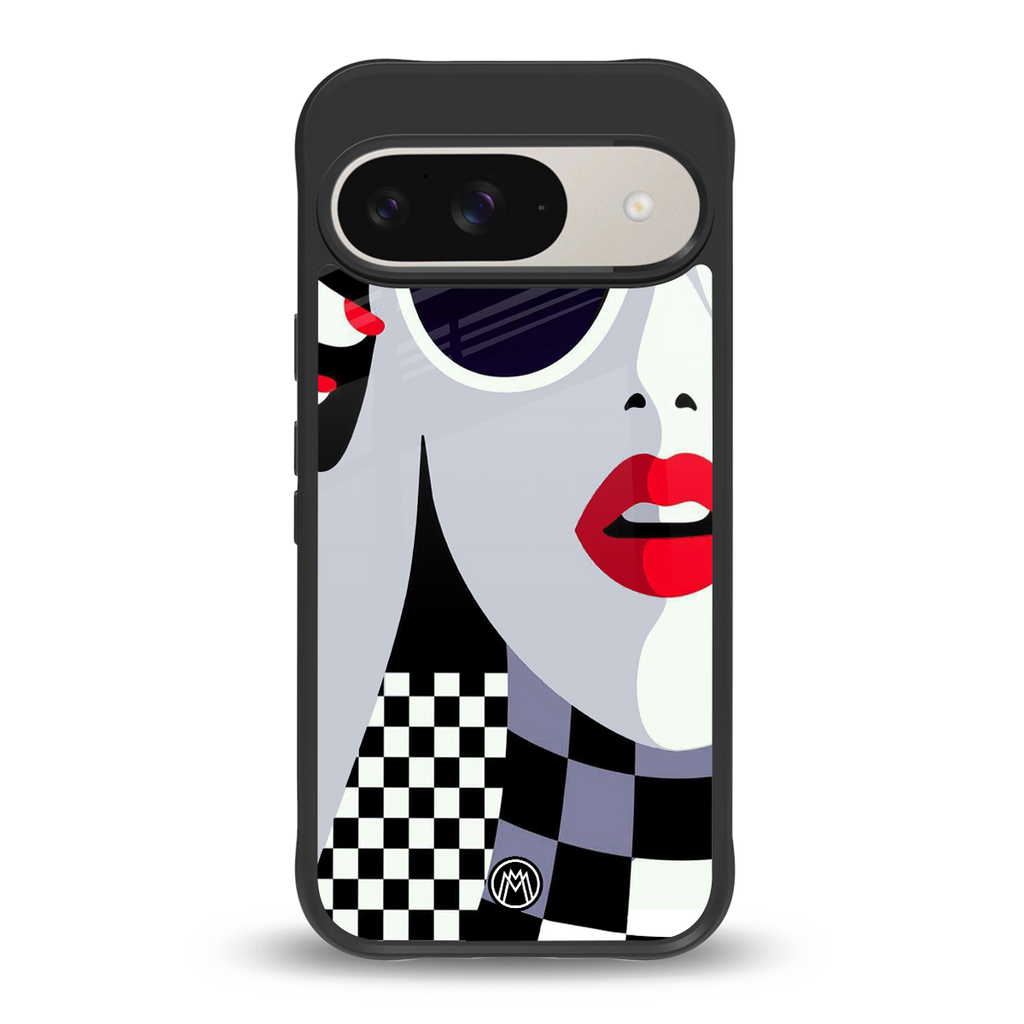 attitude queen back phone cover | glass case for google pixel 9