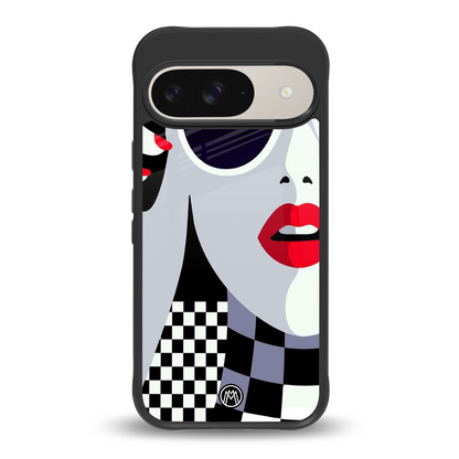 attitude queen back phone cover | glass case for google pixel 9