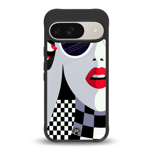 attitude queen back phone cover | glass case for google pixel 9