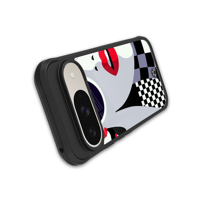 attitude queen back phone cover | glass case for google pixel 9