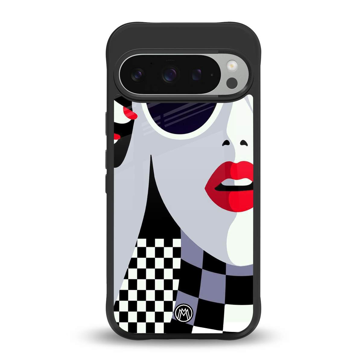 attitude queen back phone cover | glass case for google pixel 9 pro xl