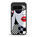 attitude queen back phone cover | glass case for google pixel 9 pro