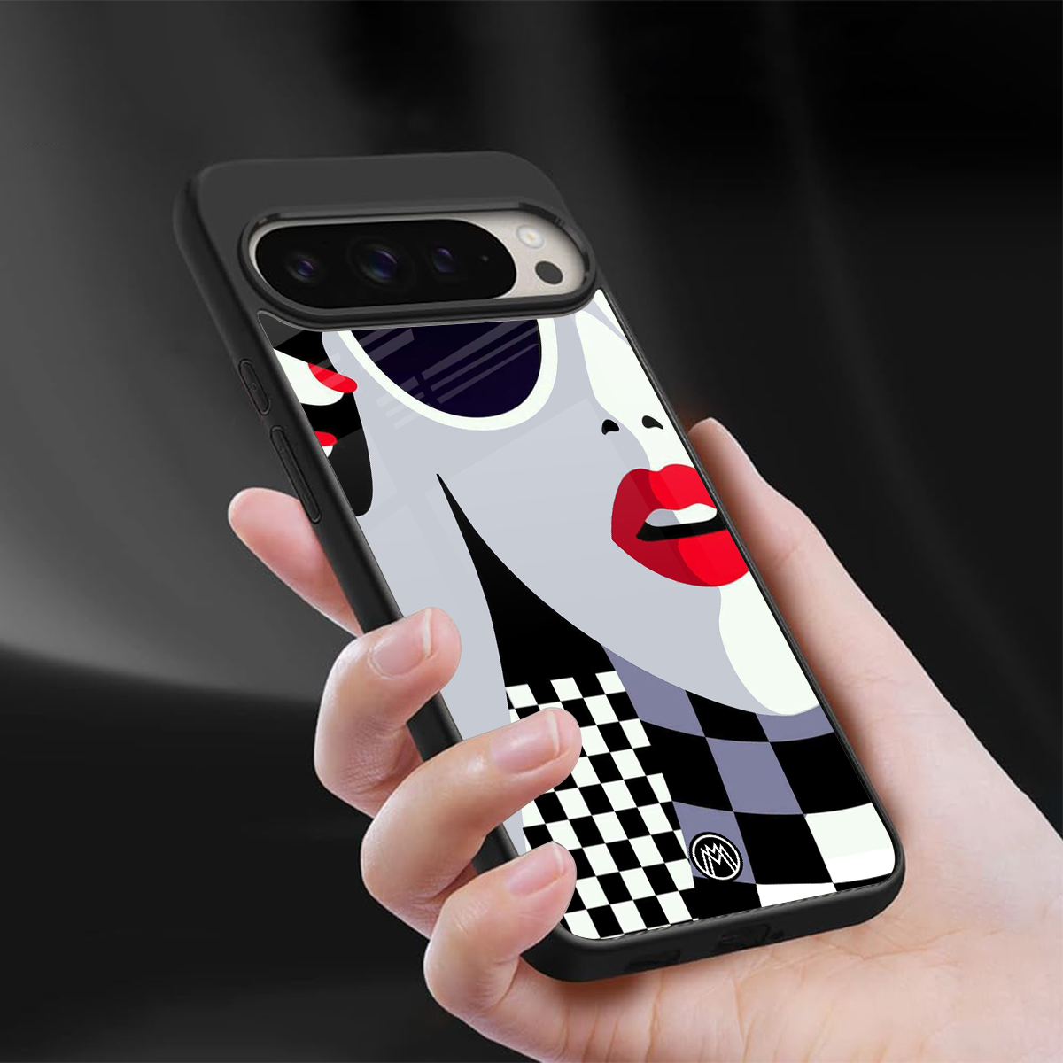 attitude queen back phone cover | glass case for google pixel 9 pro xl