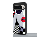 attitude queen back phone cover | glass case for google pixel 9 pro xl