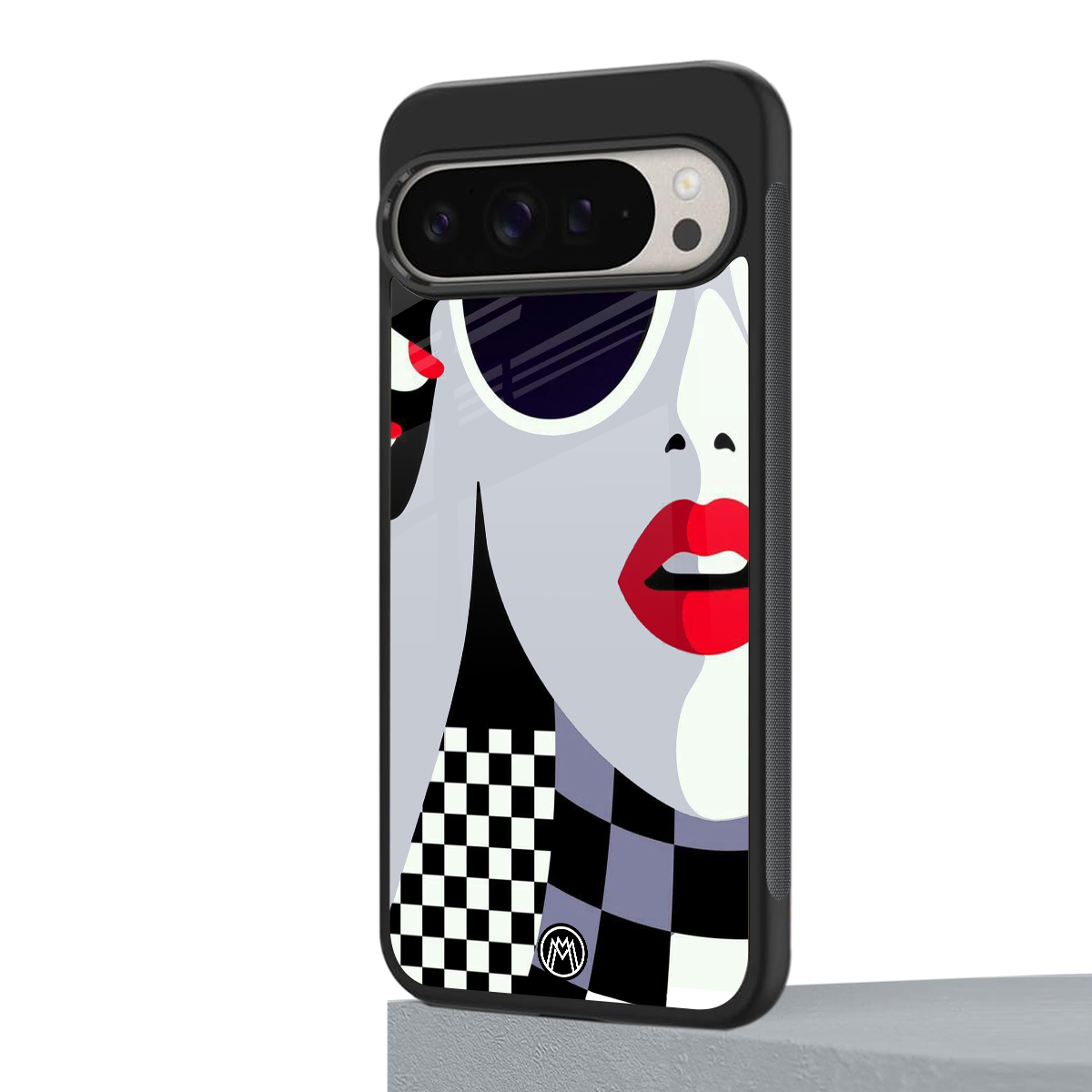 attitude queen back phone cover | glass case for google pixel 9 pro xl