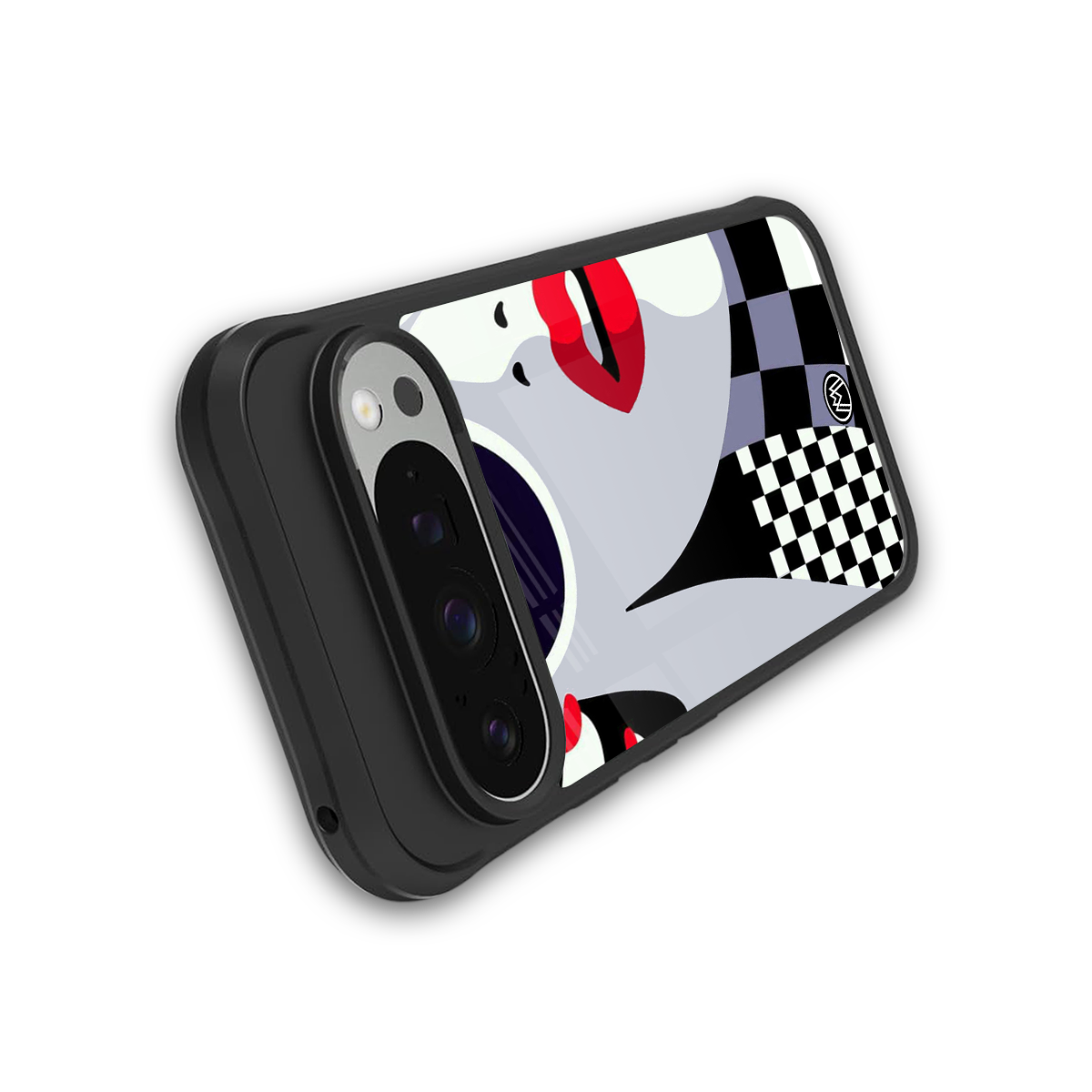 attitude queen back phone cover | glass case for google pixel 9 pro xl